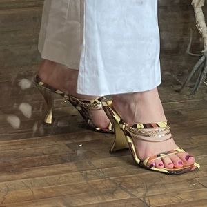 Retro 70s style heels